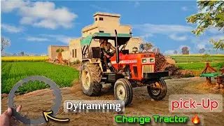 4 High gear ⚙️ Full RPM Swaraj 855 pick-Up Dyfram ring change karne ke bad 