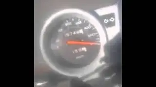 cg titan 150 a fondo 140km/h sentado
