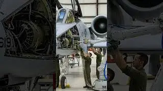 Unveiling the beast: inside the A-10 Thunderbolt II's #shorts #Warthog #attackjet #trending #fyp