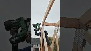 Standing trusses #construction #homerenovation #hardwork #trusses #framing #carpentry #carpenter