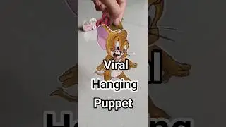 Hanging Paper Puppet 🐭✨ | Viral Paper Craft Idea