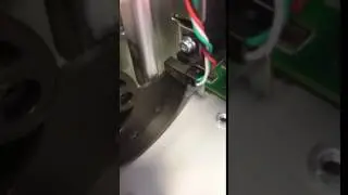 HDP5000 complete assembly wheel hits the sensor