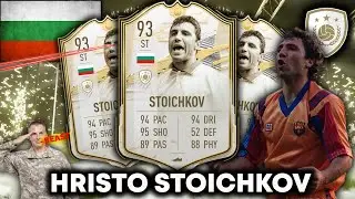 93 ICON MOMENTS STOICHKOV PLAYER REVIEW! HE IS A STRAIGHT BEAST! FIFA 21 ULTIMATE TEAM