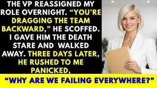 The VP reassigned my role overnight..... - Revenge Story