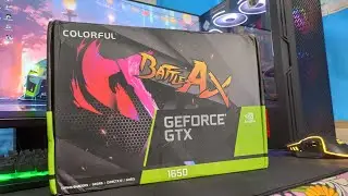 Colorful GTX 1650 Graphics Card unboxing & testing with Ryzen 3200G #amd #gtx1650 #3200g #gaming
