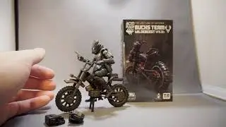 OriToy Acid Rain World Buck's Team Wildebeest Wb3b Motorbike Action Figure Vehicle Toy Review