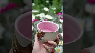 Wheel thrown ceramic cowboy boot mug