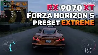 Forza Horizon 5 RX 9070 XT - Preset Extreme at 4K, 1440p and 1080p