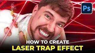Эффект безумной лазерной ловушки в Photoshop (простой урок)