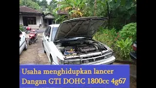 Prt 2. Hidupkan lancer dangan GTI. ganti ect, cleaning injektor, set timing, belum hidup. Ecu Error?