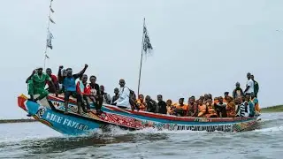 Gamou Medina Baye 2023:  L'arrivée spectaculaire des pirogues des îles du Saloum