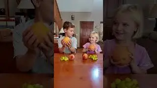 🍇🍎🍊Fruit #telepathy #challenge! #kidsfun
