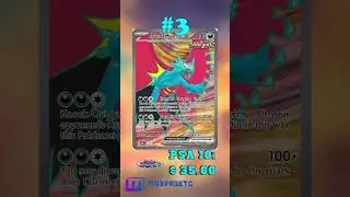 Top 5 Roaring Moon Pok&eacute;mon Cards #tcg#pok&eacute;mon#Roaring Moon