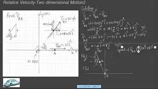 Physics I (KU)- Relative Velocity -2 Dimensional Motion2+Exercise