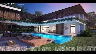 VRay 3.60 vs VRay NEXT - x3 Faster with Adaptive Dome Light