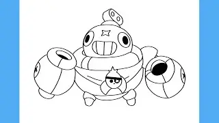 COMO DESENHAR TICK DO BRAWL STARS