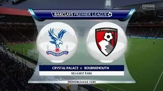 CRYSTAL PALACE V AFC BOURNEMOUTH PREMIERSHIP FIFA 16