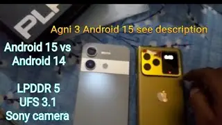 Lava Strom Play vs Lava Agni 3 Android 15 vs 14 design | Lava new Anti theft feature in Android 15