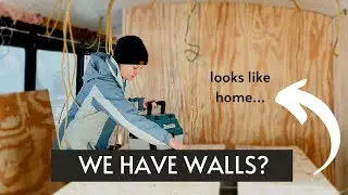 Putting Walls in a Bus Conversion | Week 6 of Bus Conversion