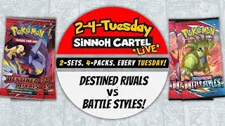 Destined Rivals vs Battle Styles! 2-4-Tuesday Pok&eacute;mon Pack Battle! #pokemon #pokemoncards #tcg