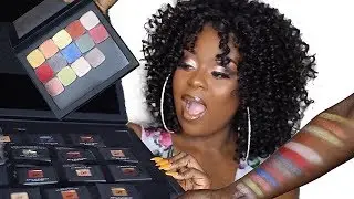 MOST PIGMENTED EYESHADOW EVER|  DECK OF SCARLET FOIL EYESHADOWS  REVIEW + SWATCHES