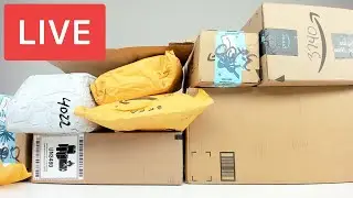 🔴 LIVE // My Massive Amazon Unboxing 2.0
