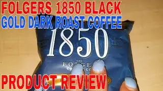 ✅  How To Use Folgers 1850 Black Gold Dark Roast Coffee Review 🔴