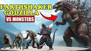 Earthshaker Godzilla VS Giant Monster | 3D Monsters Size Comparison 2025