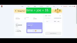 tomando ganancias en time y comprando/staking joe x xjoe.
