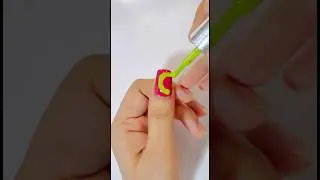 Beautiful💕💅 Nailart design using safety pin#nails #nailart #nailpolish#shortsfeed #shorts #viral
