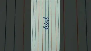 How to write kind in cursive letter || calligraphy #handwriting practise #joining #shorts ytshorts