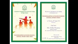 KINDERGARTEN & JUNIOR SCHOOL ANNUAL SPORTS MEET - 2024