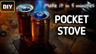 The 1800s Pocket Stove You Can Make in 5 Minutes