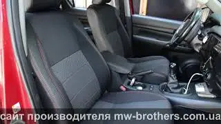 Видео-обзор чехлов для Toyota Hilux 8 в серии Premium Style