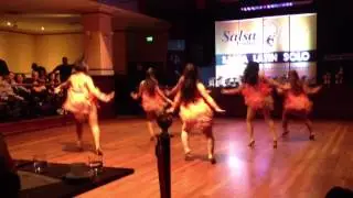 TS Ladies Salsa Shines - Australian Open Latin Soloist Team Champions 2013