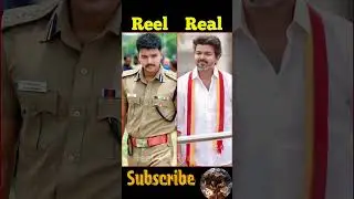 Theri Movie All Actors 😍 Reel VS Real Life 🔥 | Thalapathy Vijay | #shorts #theri #thalapathyvijay