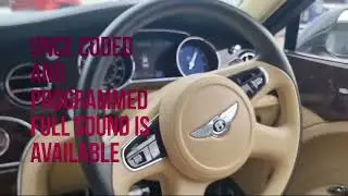 BENTLEY MULSANNE CODING PROGRAMMING COMPONENT PROTECTION VAG