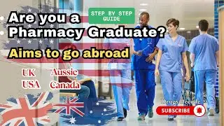How to Become a Pharmacist in Abroad | For South Asian Pharmacy Graduates