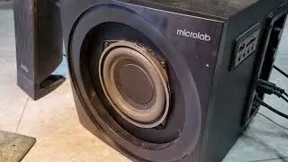 30W PC Subwoofer BASS Test   Can This Little Sub Rumble