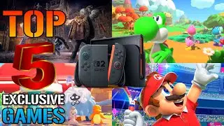 Nintendo Switch 2:  TOP 5 EXCLUSIVE Games Releasing In 2026