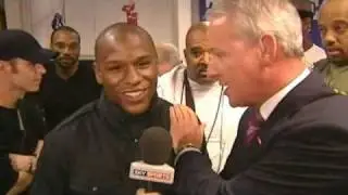 Floyd Mayweather Jr in East London