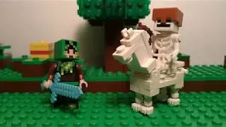 How to build a LEGO Minecraft Skeleton Horseman!