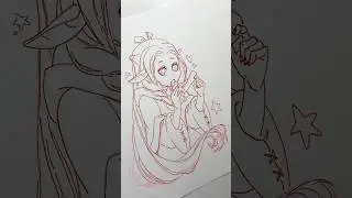 #anime #traditionalart #artshorts #drawing #animeart #fanart #marcille #anime #linework #artist
