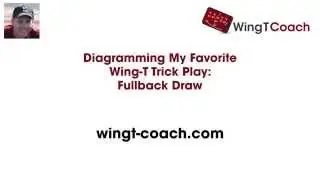 Wing-T Fullback Wrap-Around Draw Trick Play