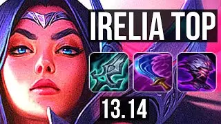 IRELIA vs RUMBLE (TOP) | Quadra, 1700+ games, 6 solo kills, Legendary | EUW Challenger | 13.14