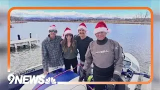 Man water skis on Christmas Day as Denver breaks heat record, then city activates cold weather shelt
