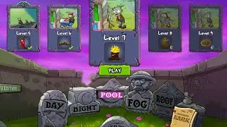 Plants versus zombies 🧟 Adventure 2 Pool LEVEL 7🥳🥳🥳