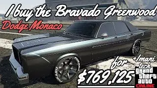 I buy the discounted Bravado Greenwood+Imani tech (Dodge Monaco) for $769,125 | GTA 5 Online