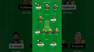 CSK vs PBKS 🏏 TATA IPL match 30April2023 #cskvspbks #dream11 #ipl #dream11team #cricket #fantasy