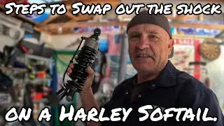 You got this, good little job you can do replace the mono shock on a Harley Davidson Softail.